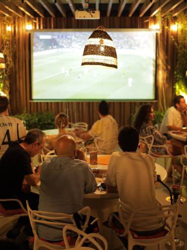 Hideout Al Barari Dubai’s football match