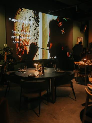 Dubai with open-air seating